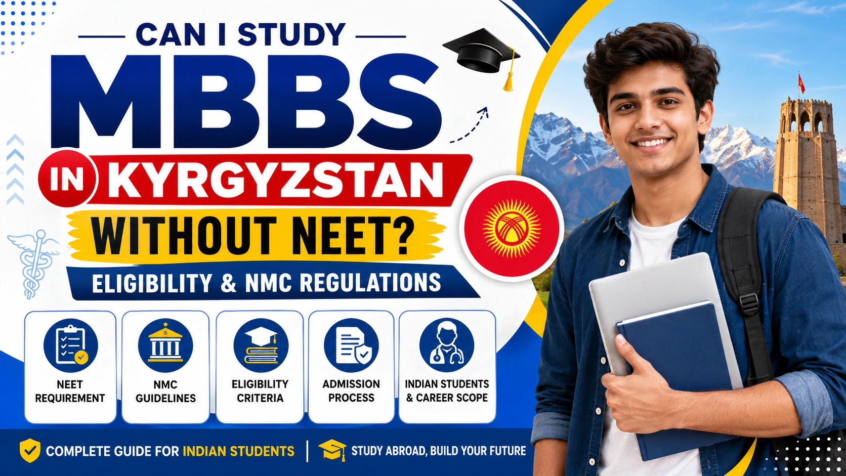 Can I Study MBBS in Kyrgyzstan Without NEET? Eligibility & NMC Regulations